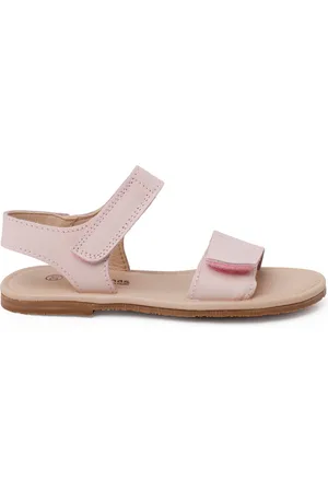 Pisamonas Sandalias Sandalias Napa Tiras Adherentes para niña