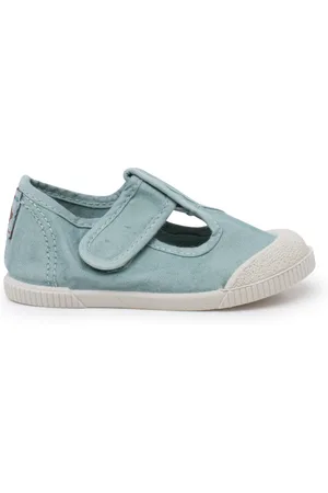 Pisamonas Pantuflas Pepitos Puntera Barefoot Lona Lavada para niño