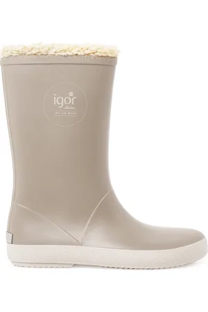 Pisamonas Botas de agua Botas De Agua Borreguito Suela para niño