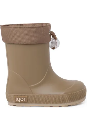 Pisamonas Botas de agua Botas Agua Niños Blanditas Cuello Ajustable para niño