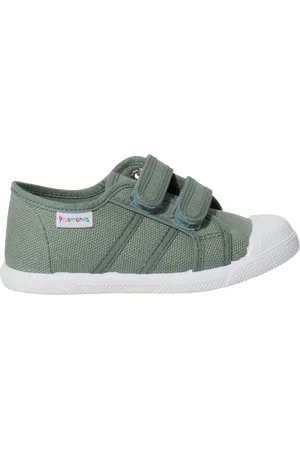 Pisamonas Zapatillas Zapatillas Niños Lona Cinta Adhesiva para niño