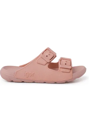 Pisamonas Zapatos Chanclas Suela Eva Doble Hebilla para niño