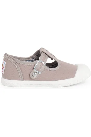 Pisamonas Pantuflas Zapatillas Lona Niños Puntera Goma Tipo Pepitos para niño