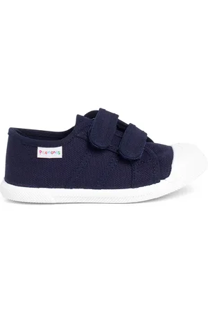 Pisamonas Zapatillas Zapatillas Niños Lona Cinta Adhesiva para niño