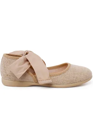 Pisamonas Bailarinas Mercedita Escotada Con Lazada Tobillo para niña