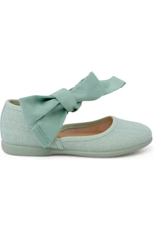 Pisamonas Bailarinas Mercedita Escotada Con Lazada Tobillo para niña