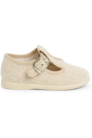 Pisamonas Pantuflas Pepitos Niño Lino Con Hebilla para niño