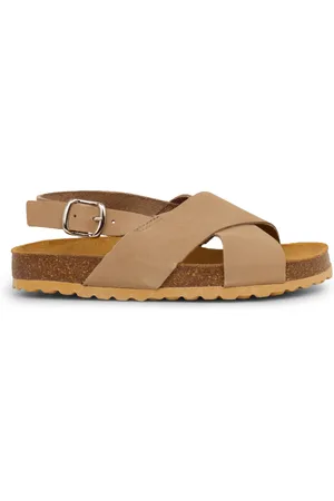 Pisamonas Sandalias Sandalias Tiras Cruzadas Niño En Nobuck para niño
