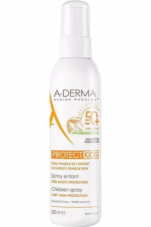 A-derma Protección solar Protect Kids Spray Solar Infantil Spf50+ para mujer