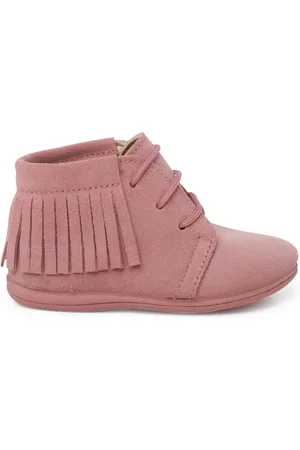 Pisamonas Botines Botas Flecos Cordones Primeros Pasos para niño