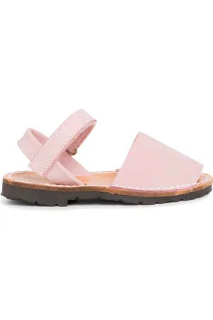 Pisamonas Sandalias Menorquinas Niños Avarcas Nobuck Cinta Adhesiva para niño
