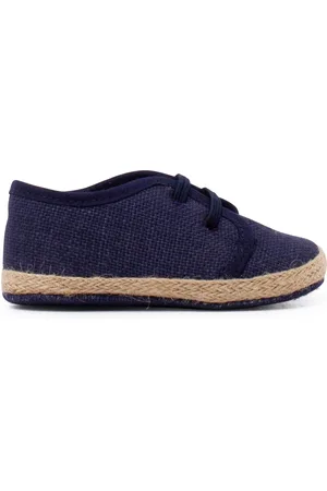 Pisamonas Alpargatas Zapatos Bebé Lino Y Yute Cordón Elástico para niño