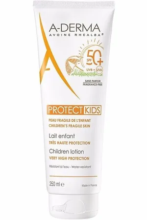 A-derma Protección solar Protect Kids Loción Solar Infantil Spf50+ para mujer