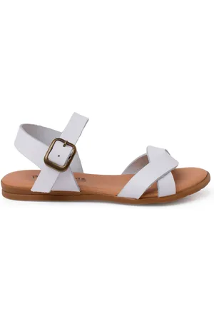 Pisamonas Sandalias Sandalias Doble Tira Entrelazada Niñas para niña