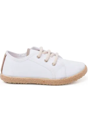 Pisamonas Alpargatas Zapatillas Lona Cordones Tipo Alpargata para niño
