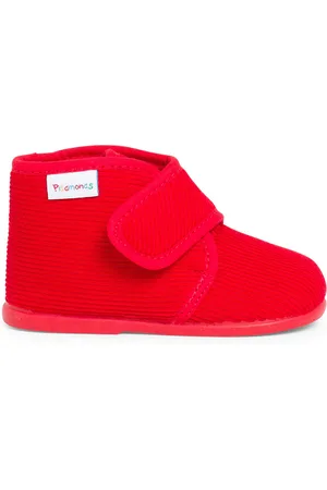 Pisamonas Pantuflas Zapatillas Casa Bota Pana para niño