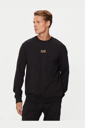 EA7 Jersey 8NPM30 PJVRZ CORE ID-0208 BLACK para hombre