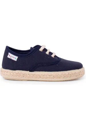Pisamonas Alpargatas Zapatillas Lona Cordones Suela Alpargata para niño