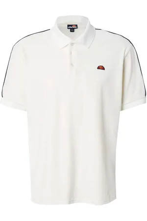 Ellesse Tops y Camisetas Sinise Velour Polo Shirt Off White para hombre