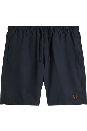Fred Perry Bañador Classic Swim Shorts Navy/Cinnamon para hombre