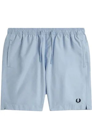 Fred Perry Bañador Classic Swim Shorts Light Smoke Blue para hombre