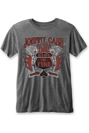 Johnny Cash Camiseta manga larga RO2360 para mujer