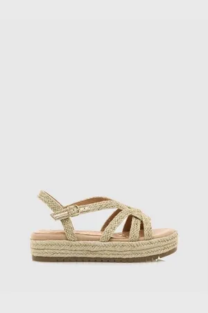 MTNG Sandalias ALPARGATA MUSTANG 51261 BEIG para mujer