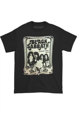 Black Sabbath Camiseta manga larga World Tour 1978 para mujer