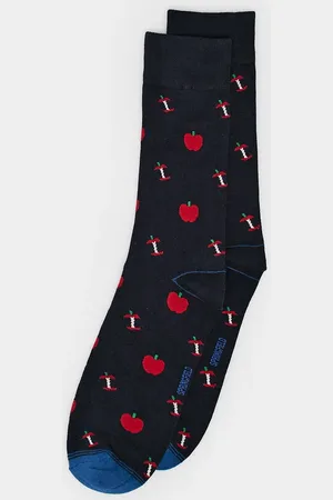 Springfield Calcetín jacquard manzanas