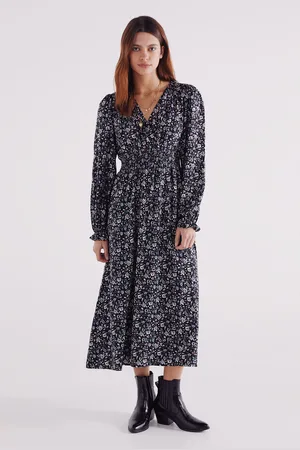 Springfield Vestido midi estampado