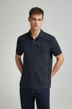 Springfield Polo piqué estampado all over regular fit