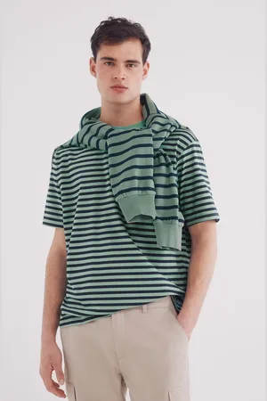 Springfield Camiseta rayas estampada