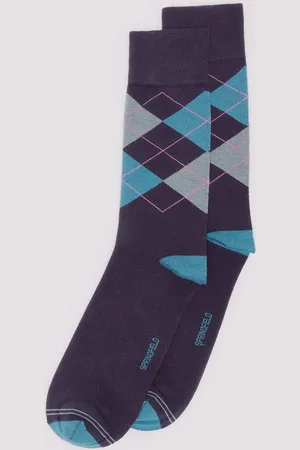 Springfield Calcetín jacquard rombos