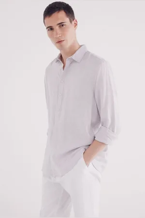 Springfield Camisa polera lino viscosa fil a fil