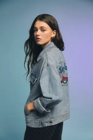 Springfield Cazadora vaquera oversized "love rush"