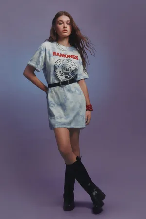 Springfield Camiseta vestido "ramones"