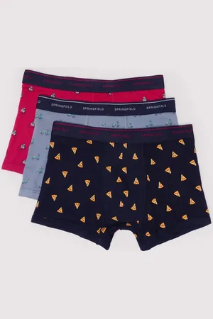 Springfield Pack 3 boxers motivo "italia"