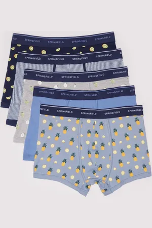 Springfield Pack 5 boxers estampados