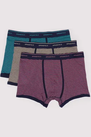 Springfield Pack 3 boxers rayas