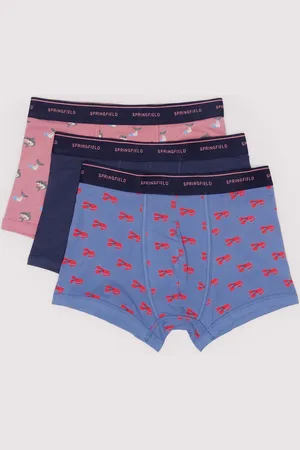 Springfield Pack 3 boxers estampados