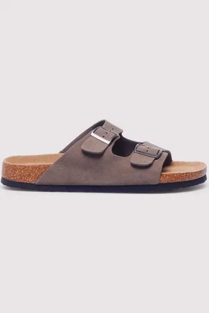 Springfield Sandalia piel doble hebilla
