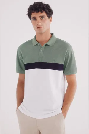 Springfield Polo piqué bloques color slim fit
