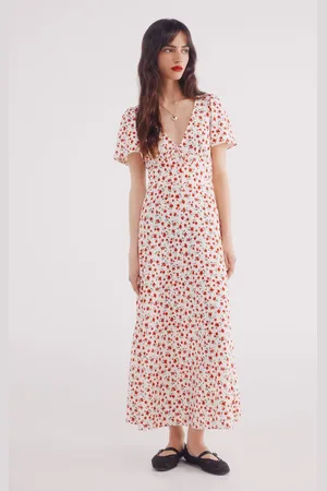 Springfield Vestido midi estampado florecitas