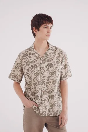 Springfield Camisa manga corta algodón estampado