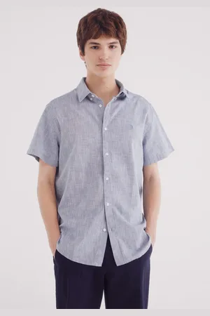 Springfield Camisa manga corta efecto lino