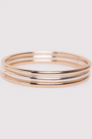 Springfield Pack de pulseras pan de oro y plata