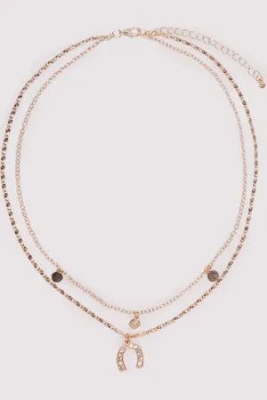 Springfield Collar doble cadena herradura