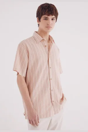 Springfield Camisa manga corta lino bolsillo