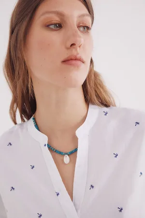 Springfield Collar abalorios concha marino
