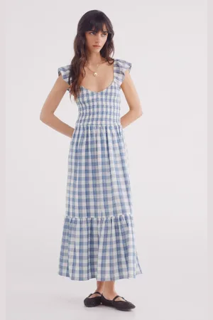 Springfield Vestido midi cuadros